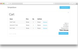 SimpleStore screenshot 1