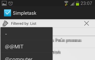 Simpletask Cloudless screenshot 1