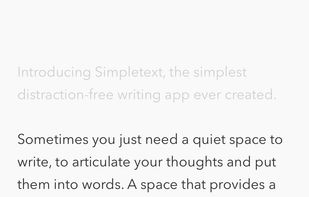 Simpletext screenshot 1