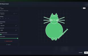 Shape editor
