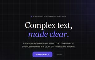 SimpliCEFR screenshot 1