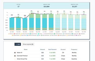 Subscription Tracker - Simplify Budget