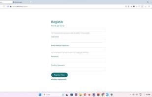 Register with Simplitrack