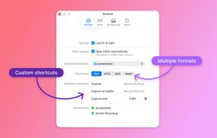 Multiple formats supported