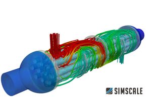 Temperature of Fluid in Heat Exchanger - CHT Simulation