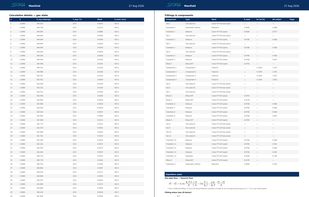 Pro PDF report — per-pipe results with Reynolds number, friction factor and flow regime.