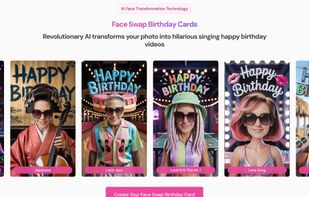 Faceswap templates for Faceswap Birthday Card