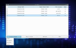 SiriKali screenshot 1