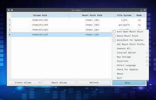 SiriKali screenshot 2