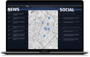 Service and threat monitor screen
