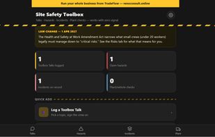 Site Safety Toolbox screenshot 1