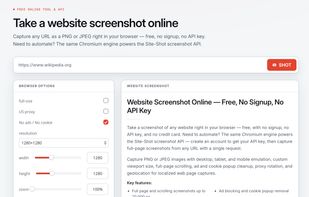 Site-Shot screenshot 1