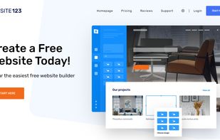 SITE123 screenshot 1