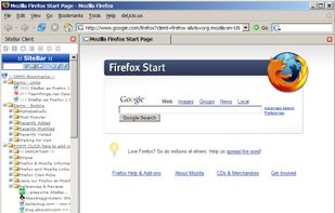 Sitebar screenshot 1