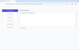 SiteDelta screenshot 2