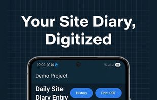 Detailed site diary form