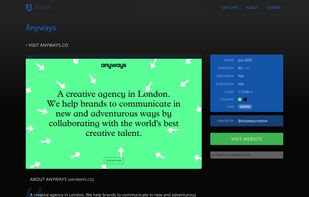 Dark mode version of SITEJOY