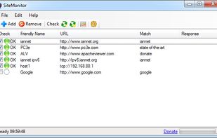 SiteMonitor screenshot 1