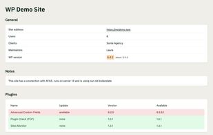 Sites Monitor screenshot 2