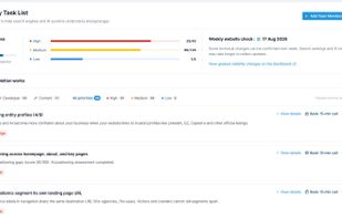 AI Visibility Task List
