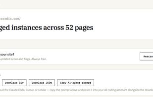 The results scan for SiteTell, it will show you how many instances have been flagged 