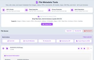 Metadata Tools