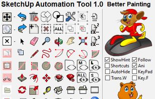 Toolbar Launcher for Sketchup Pro Software.