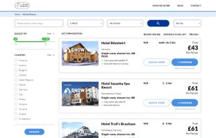 Skidealcomparison.com Results Page
