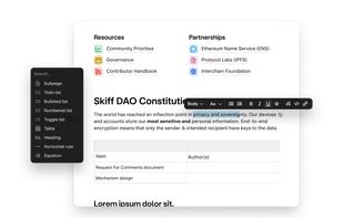Skiff Pages screenshot 1