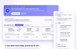 Your best move today: a real job scored out of 100 against your resume.