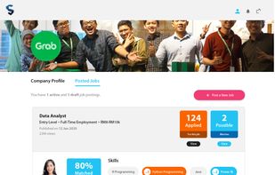 Auto-match talents based on verified skills