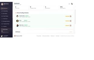 Professionals Dashboard Overview