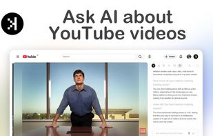 Chat with any YouTube videos and let it search the web to find you answers while you stay on YouTube