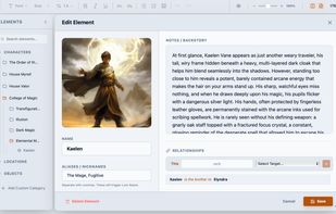 Example of a story element