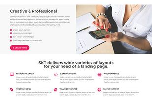 Landing Page WordPress themes