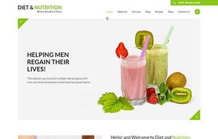 Diet and Nutrition WordPress themes