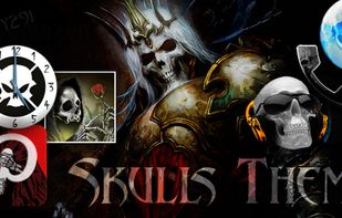 Skulls Theme screenshot 1
