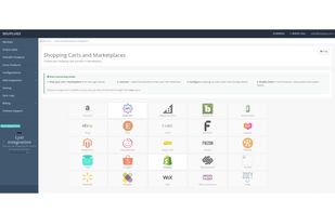 shopping cart and marketplace integration dashboard