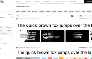 MyFonts.com screenshot 2