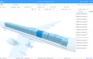 B777-200F PMC centerline loading
