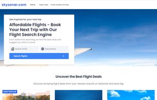 Skysonar.com screenshot 1