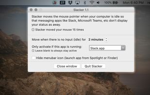 Slacker screenshot 1
