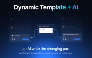 Use AI in your template to auto write parts for you
