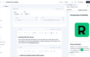 Slate Builder: Lesson Editor