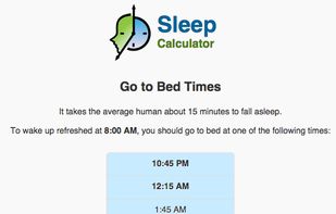 Sleep Calculator