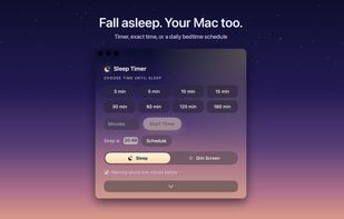 Sleep Timer: Menu Bar & Widget screenshot 1