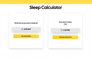 SleepCalculator.info screenshot 1
