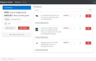 SleepyCart screenshot 1