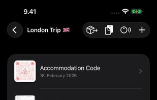 iPhone pocket content view