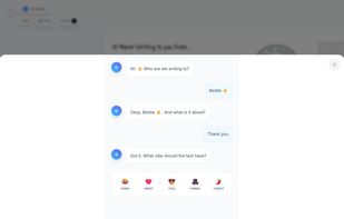 ai assistant to write postcards